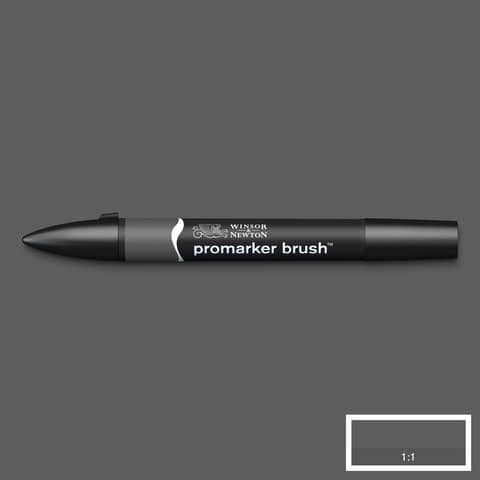 Pennarelli Winsor&Newton Promarker Brush doppia punta scalpello-pennello - cool grey 5 CG5 - 0204157